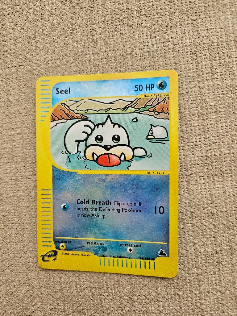 Seel reverse-holo skyridge, Hobby en Vrije tijd, Ophalen of Verzenden, Zo goed als nieuw, Losse kaart