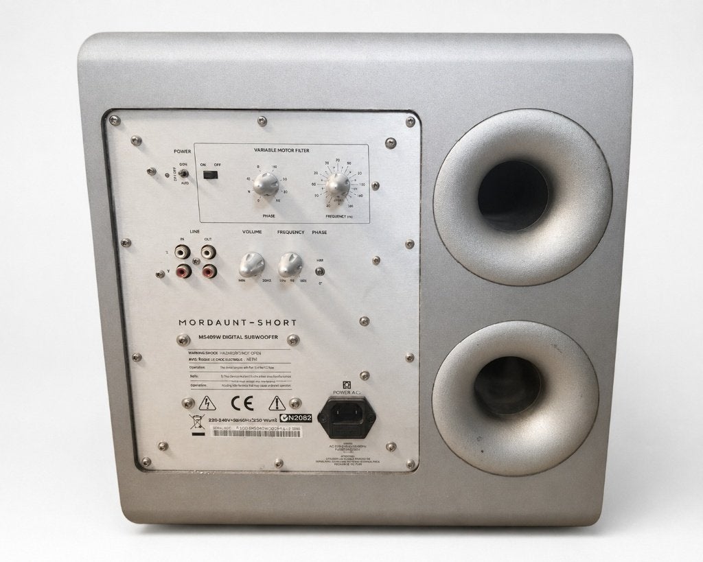 Mordaunt-Short MS409W Digital Subwoofer - actieve subwoofer, 150 watt of meer, Subwoofer, Ophalen of Verzenden, Mordaunt Short