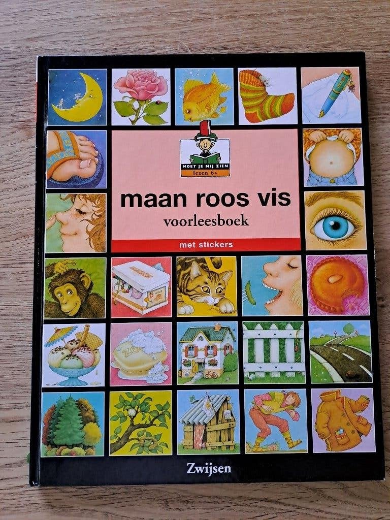 MAAN*ROOS*VIS. VOORLEESBOEK MET STICKERS., Gelezen, Fictie algemeen, Jongen of Meisje, Diverse auteurs