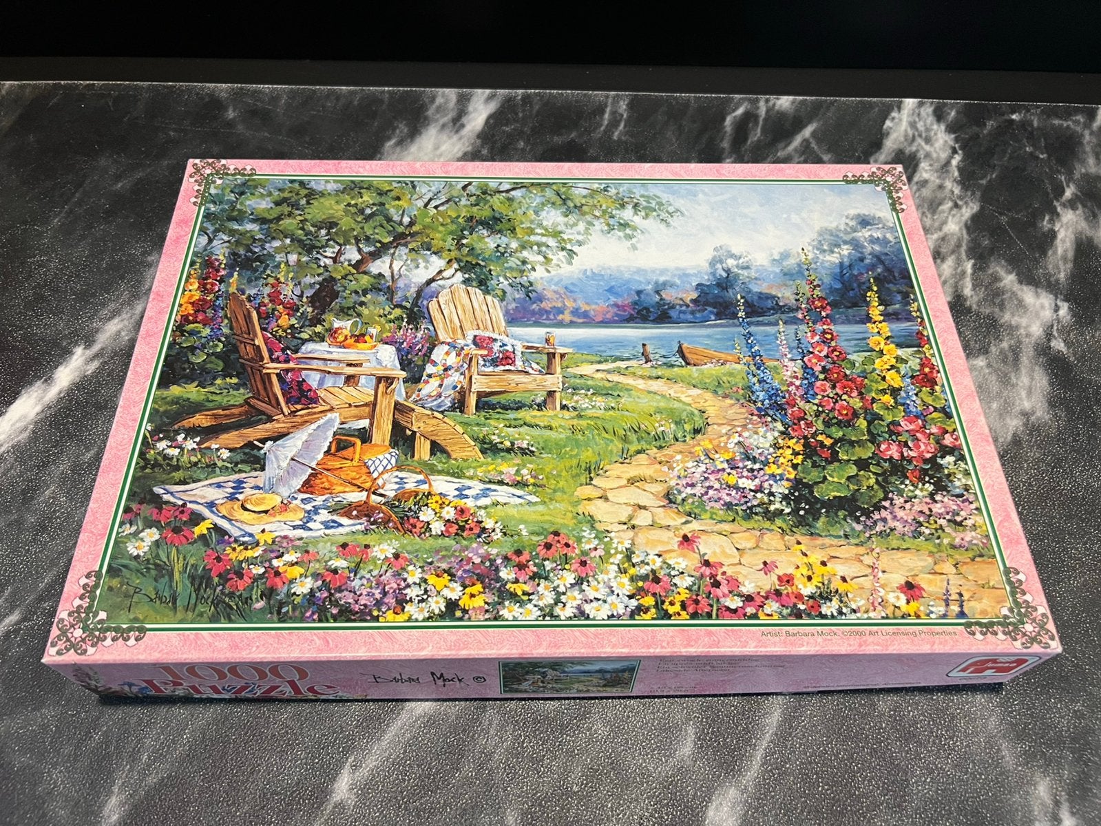 Jumbo puzzel 1000 stukjes Barbara Mock een zwoele zomerdag, Ophalen of Verzenden, 500 t/m 1500 stukjes, Zo goed als nieuw