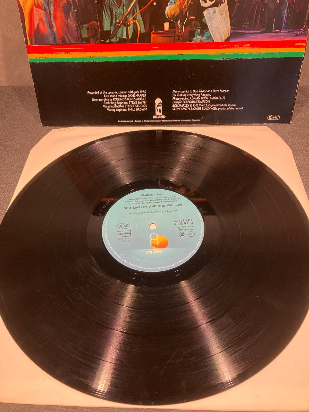 Bob Marley & The Wailers - Live!, Ophalen of Verzenden, Gebruikt, 12 inch, LP