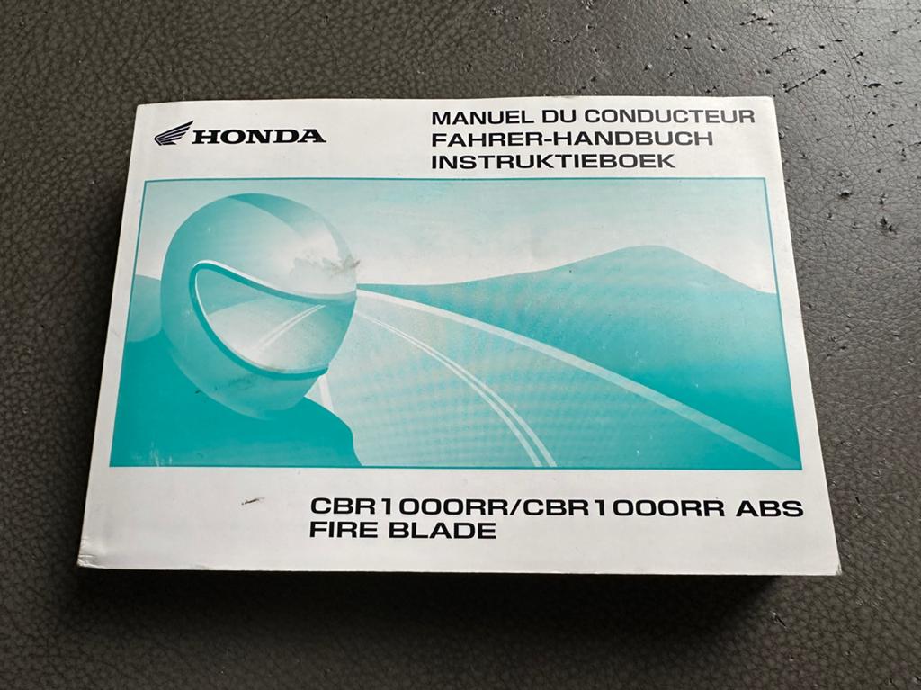 Honda Fire Blade CBR 1000RR 2010 Manuel/Instrictieboek NIEUW, Motoren, Handleidingen en Instructieboekjes, Ophalen of Verzenden