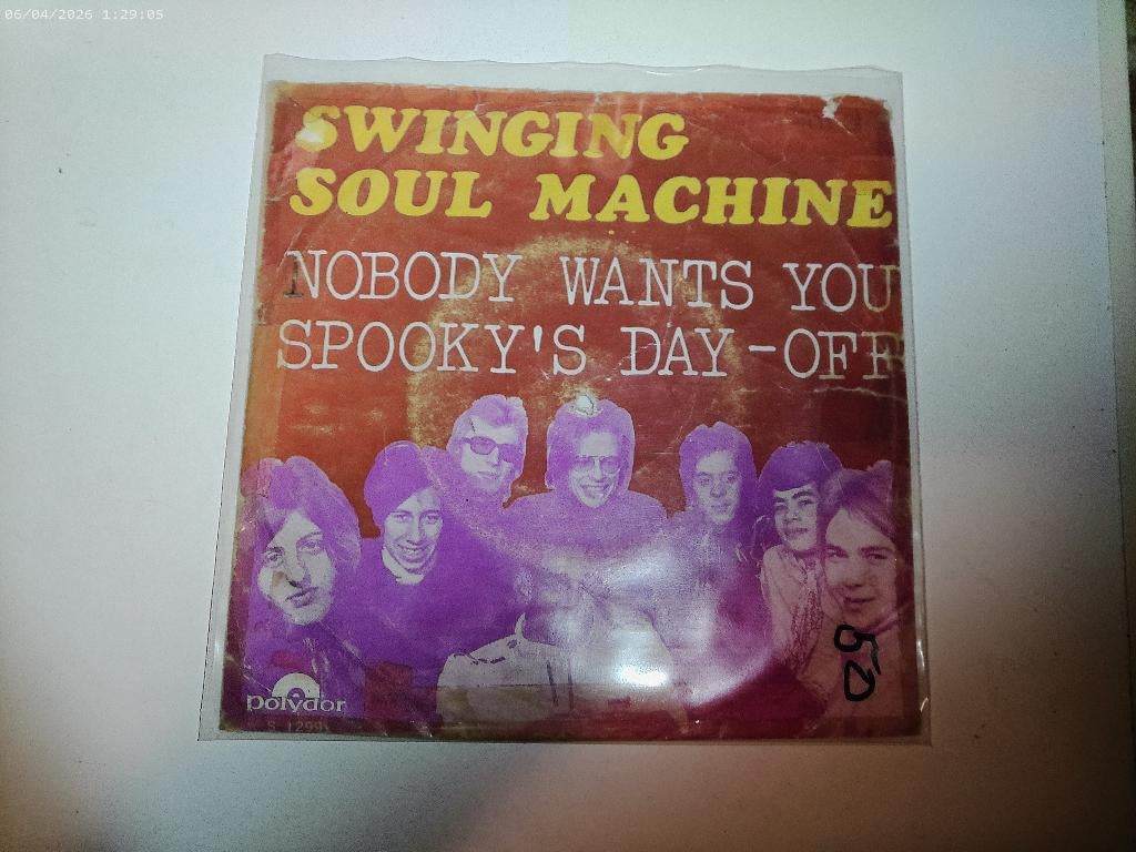 Swinging Soul Machine - Nobody Wants you / Spooky's day off, Gebruikt, 7 inch, Single, Ophalen of Verzenden