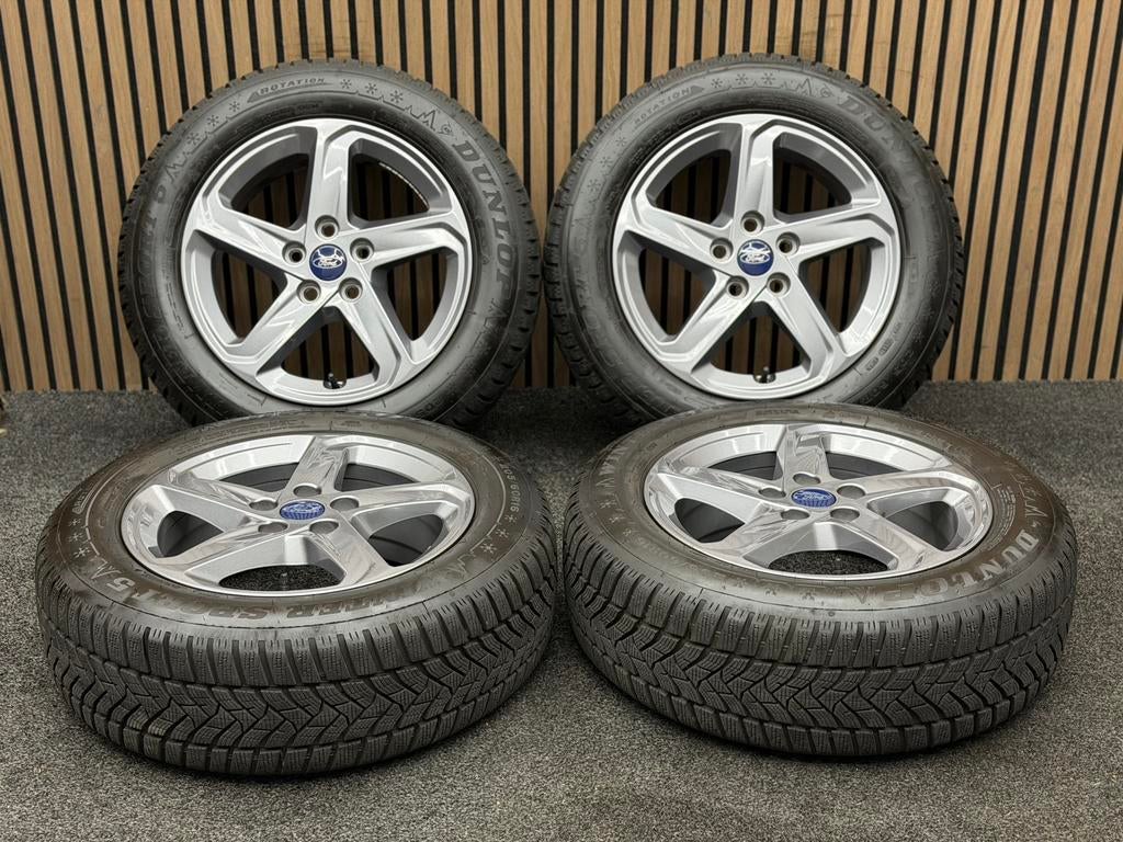 ZGAN! Originele 16 inch Ford Focus 5x108 ET50 205/60/16 TPMS, Ophalen, 16 inch, ., Banden en Velgen