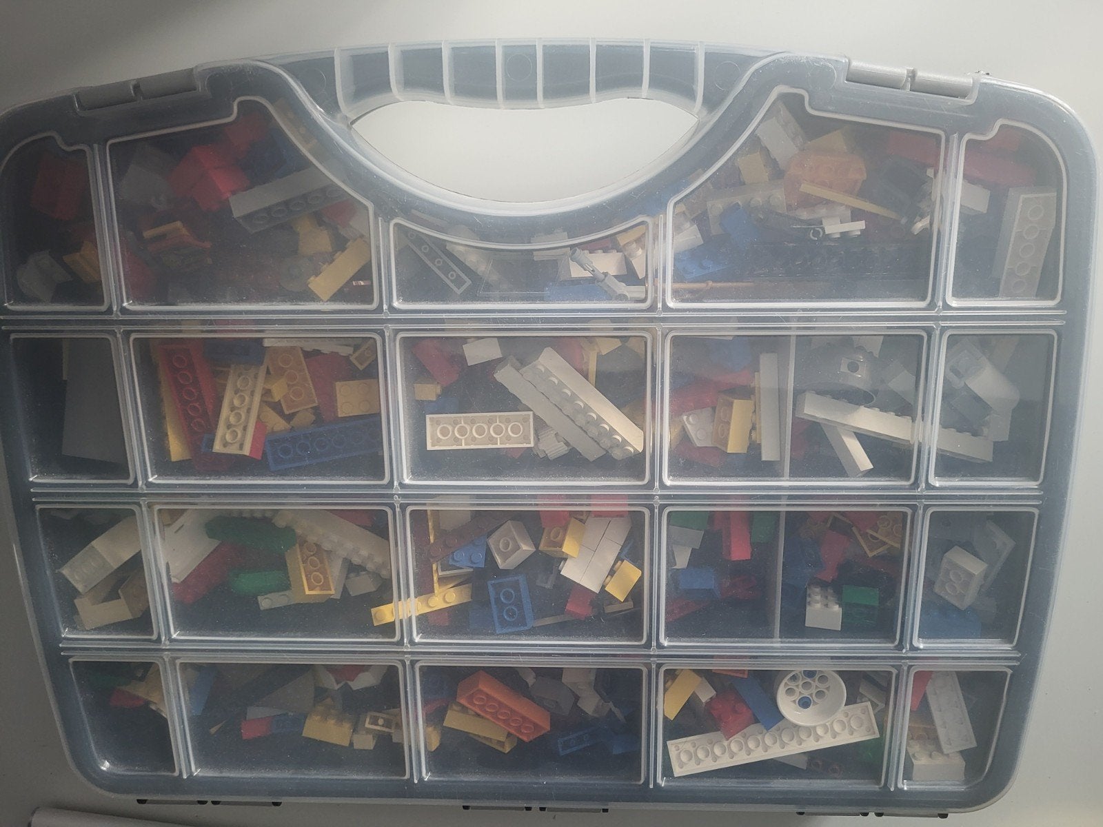 lego bouw stenen incl sorteer koffer 2.9 kilo, Ophalen of Verzenden, Zo goed als nieuw, Losse stenen, Lego