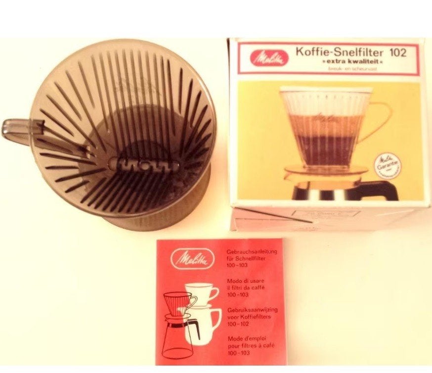 Vintage, nieuw in de doos, koffie snelfilter van Melitta, Ophalen of Verzenden, Huis en Inrichting