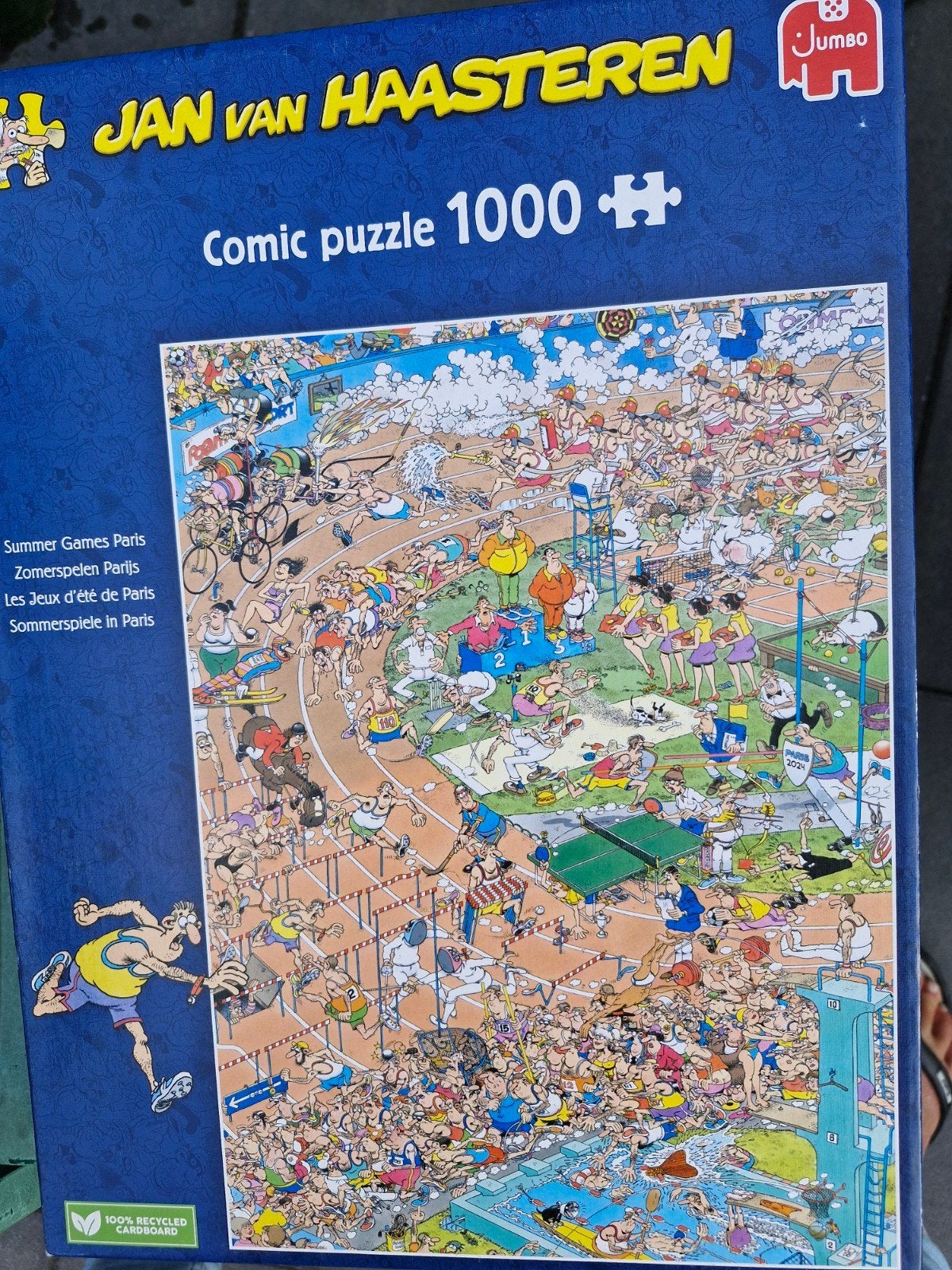 Jan van Haasteren puzzel,1000 st., Ophalen, 500 t/m 1500 stukjes, Zo goed als nieuw, Legpuzzel