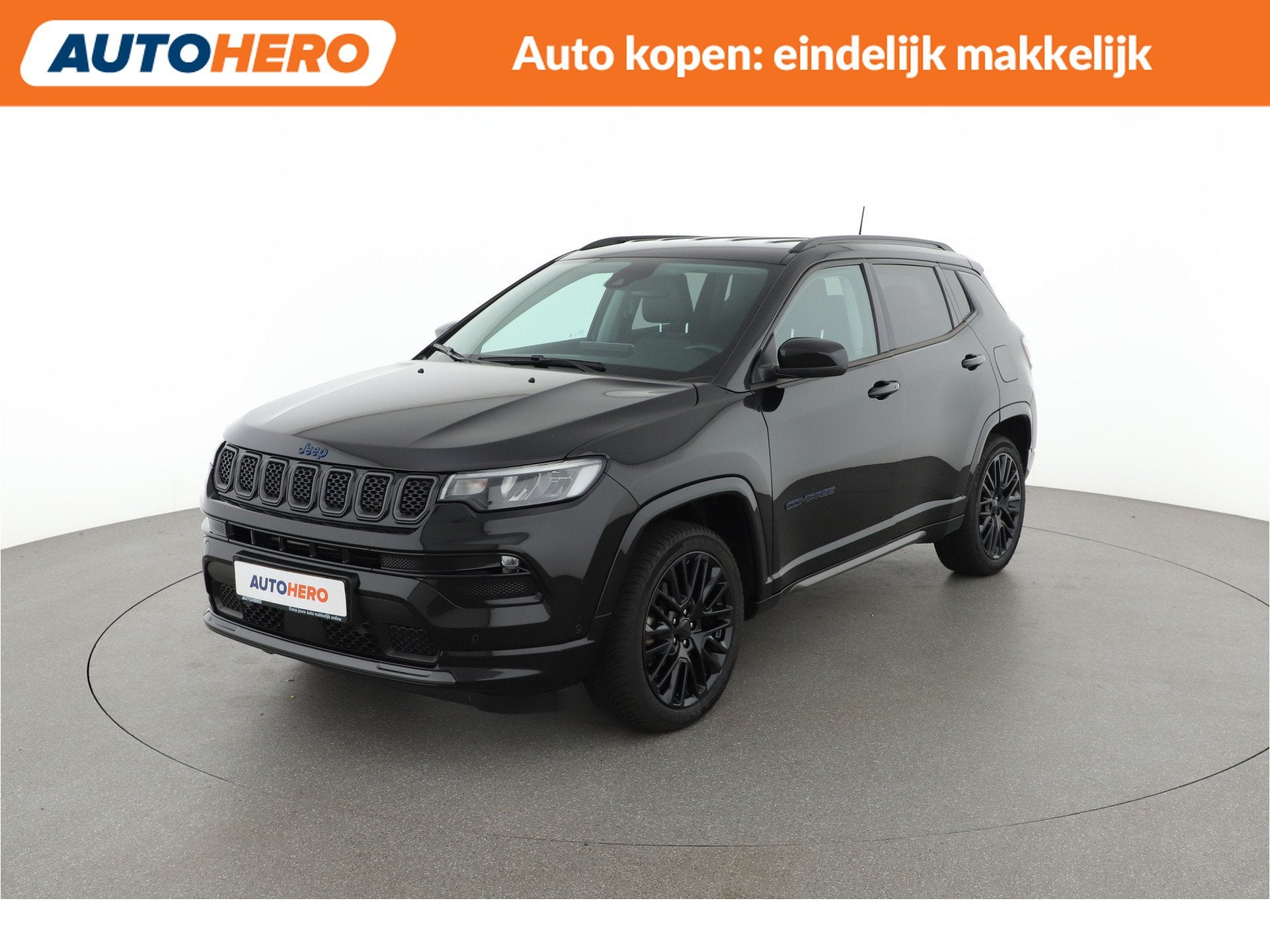 Jeep Compass 4xe 240 Plug-in Hybrid Electric S |AF73275|, Auto's, Automaat, 4 cilinders, Met garantie (alle), Zwart
