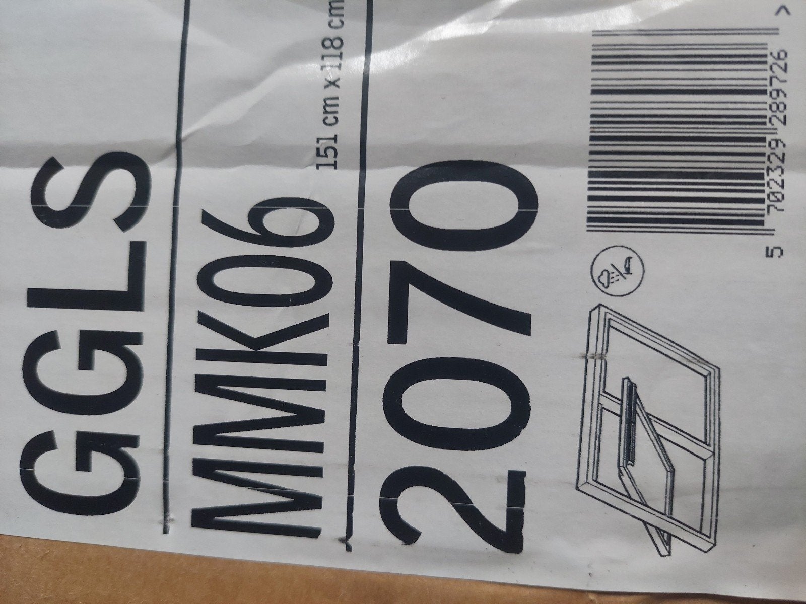 nieuw VELUX ggl mmk06 symmetrisch dakraam 151x118 cm, Overige materialen, Nieuw, Minder dan 5 m², Ophalen