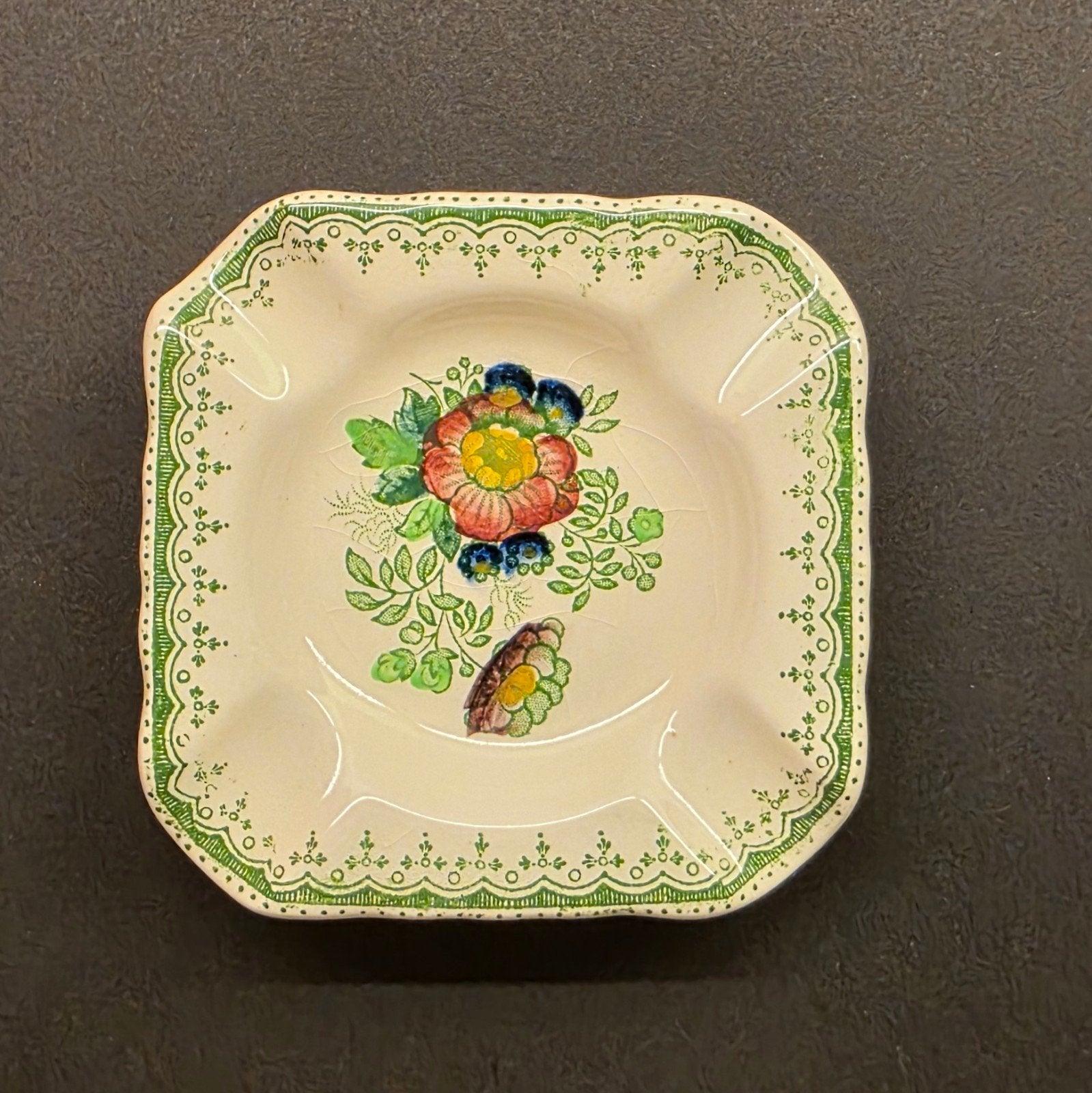 Vintage Mason's Asbakje - Handgeschilderd, Ophalen of Verzenden