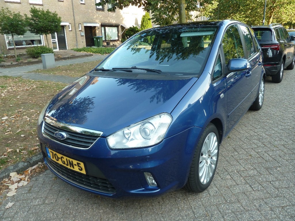 Ford C-Max 1.8 92KW 2008 Blauw, Voorwielaandrijving, 125 pk, Zwart, 4 cilinders