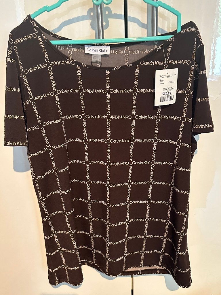 Blouse Calvin Klein Nieuw Maat L, Ophalen of Verzenden, Nieuw, Zwart