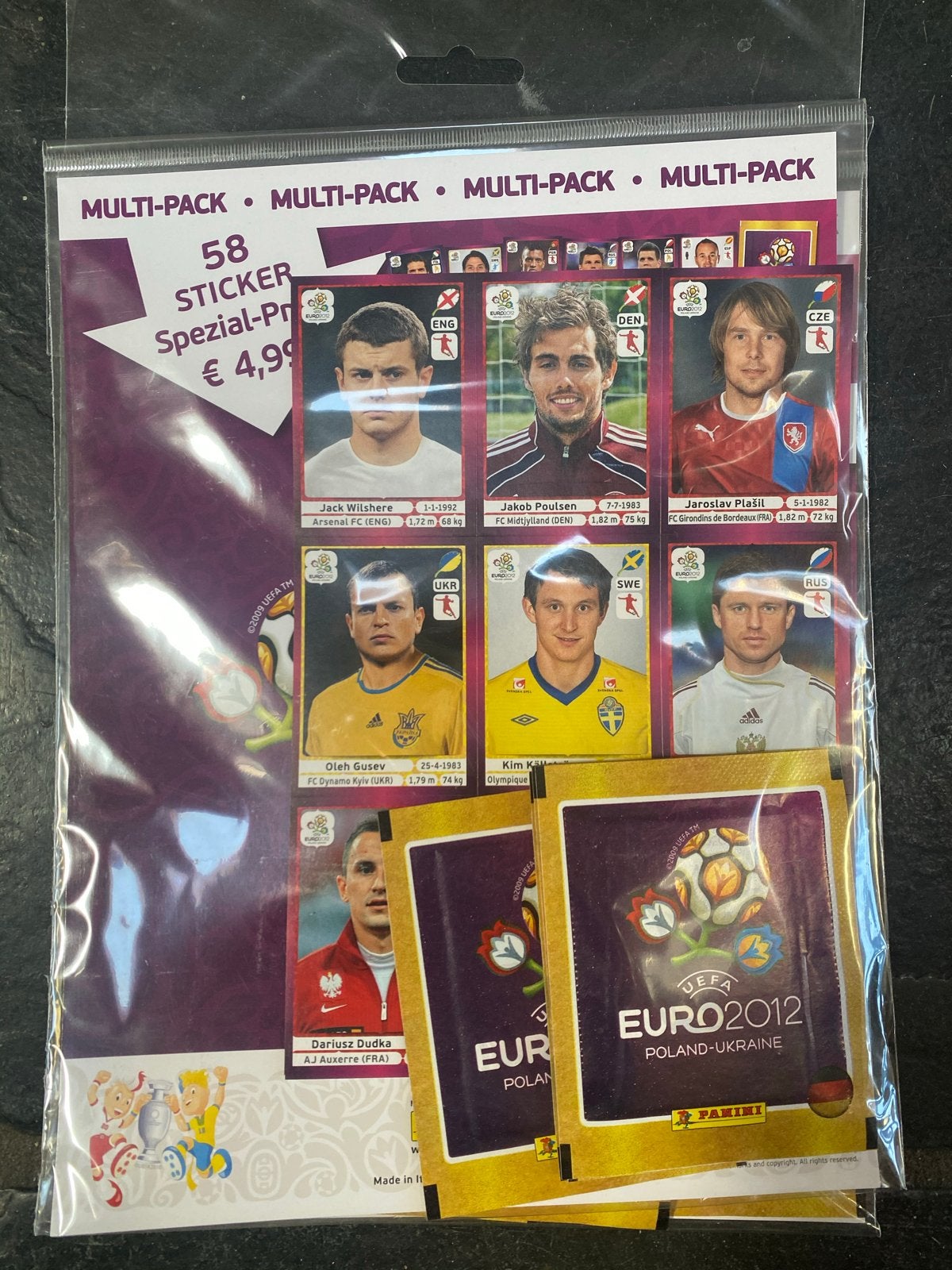 Panini Euro 2012 Polen Oekraïne Multipack met Album (6 stuks, Ophalen of Verzenden, Nieuw, Overige sporten, Poster, Plaatje of Sticker