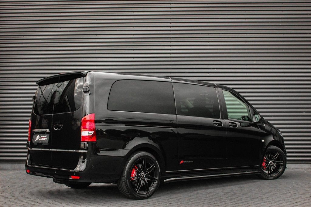 Mercedes-Benz Vito 119 CDI L3 SPORT DUBBEL CABINE / DC / BPM, Automaat, 2361 kg, Achterwielaandrijving, Zwart
