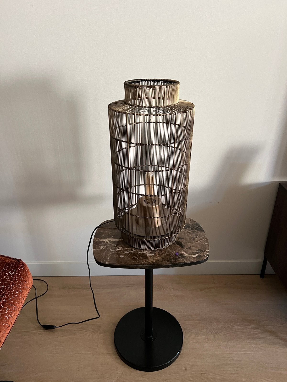 Light & Living Tafellamp Gruaro – Antiek Brons /Goud 52cm, Ophalen, Zo goed als nieuw