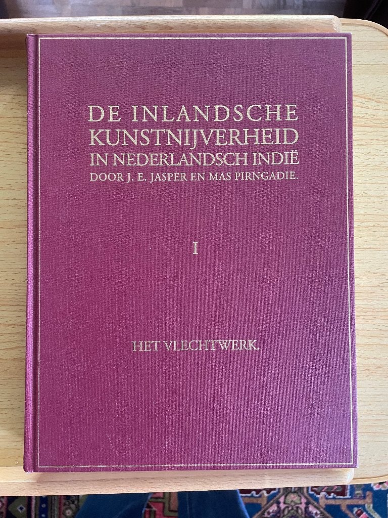 Vlechtwerk in Nederlands-Indië, Ophalen of Verzenden, Nieuw, J.E. Jasper, Mas Pirngadi