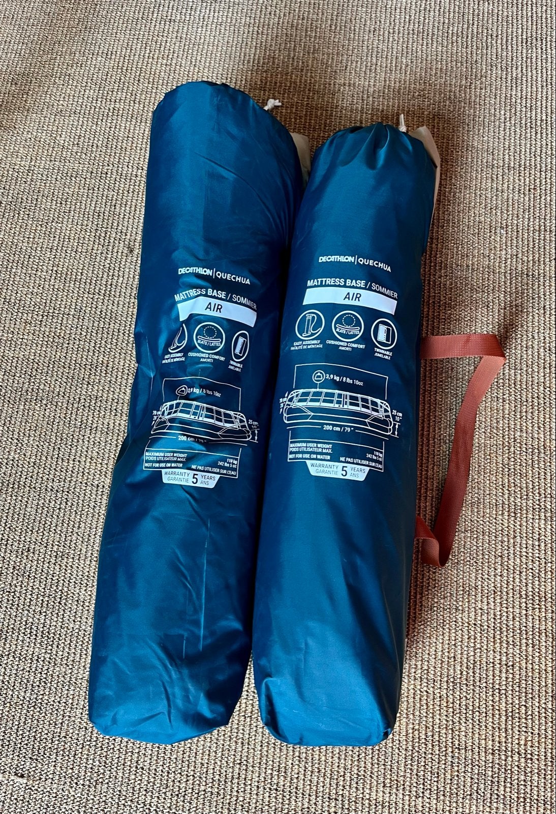 Quechua Opblaasbare Lattenbodem voor Slaapmat - 200x70cm, Verzenden, Nieuw, 1-persoons