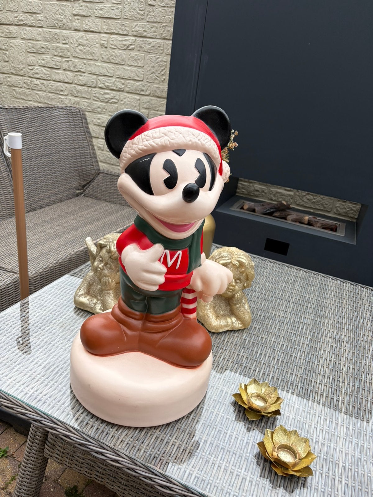 Mickey mouse beeld ( gekocht euro disney niet breekbaar), Ophalen, Zo goed als nieuw, Overige
