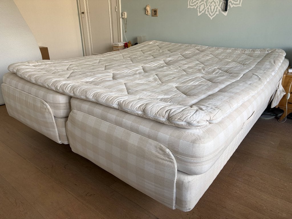 Hästens tweepersoonsbed, Ophalen, Tweepersoons, 180 cm, Metaal