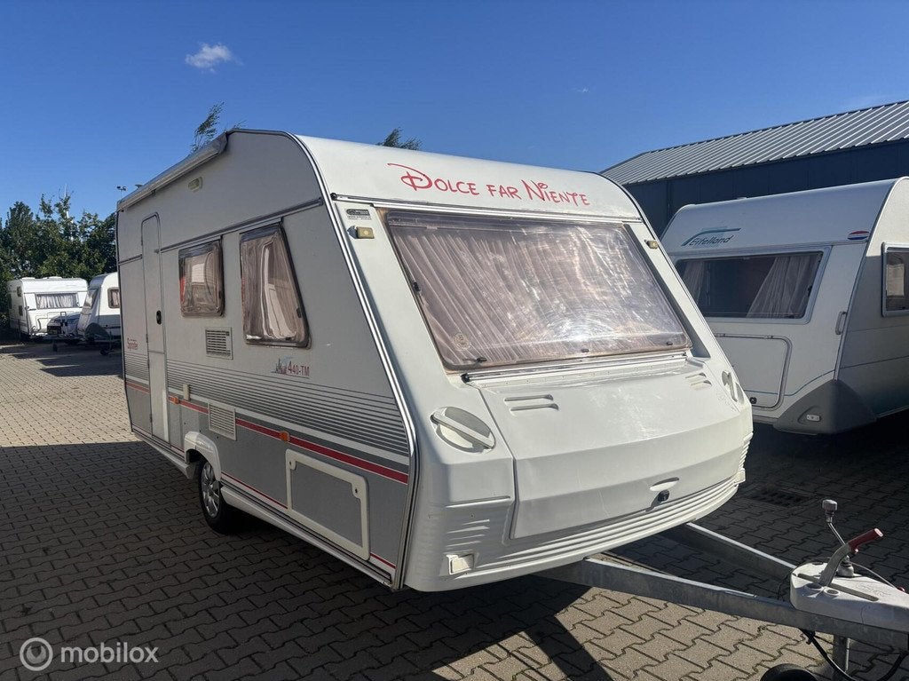 Beyerland 443B voortent + luifel inruil mogelijk, Caravans en Kamperen, Caravans, Bedrijf, 750 - 1000 kg, 6 tot 7 meter, Beyerland