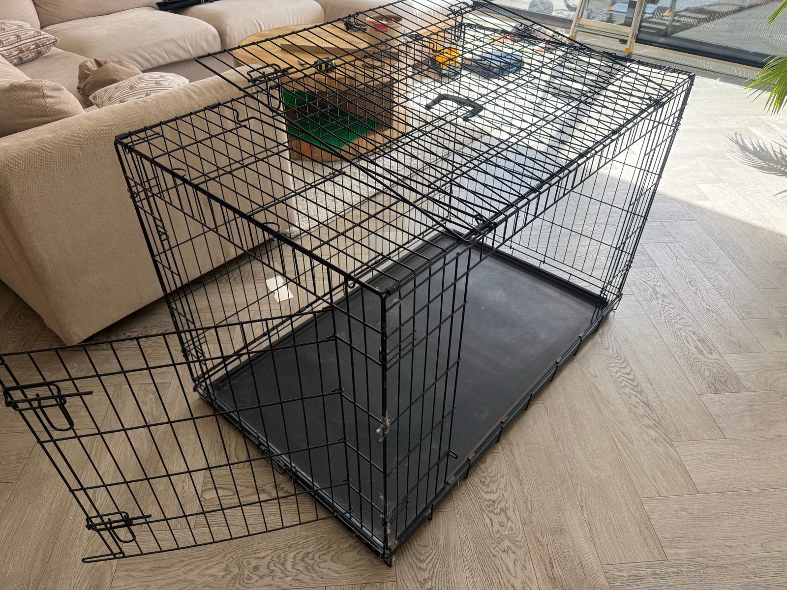 Grote honden bench hondenbench XXL 120 x 75 x 75, Dieren en Toebehoren, Ophalen, Zo goed als nieuw