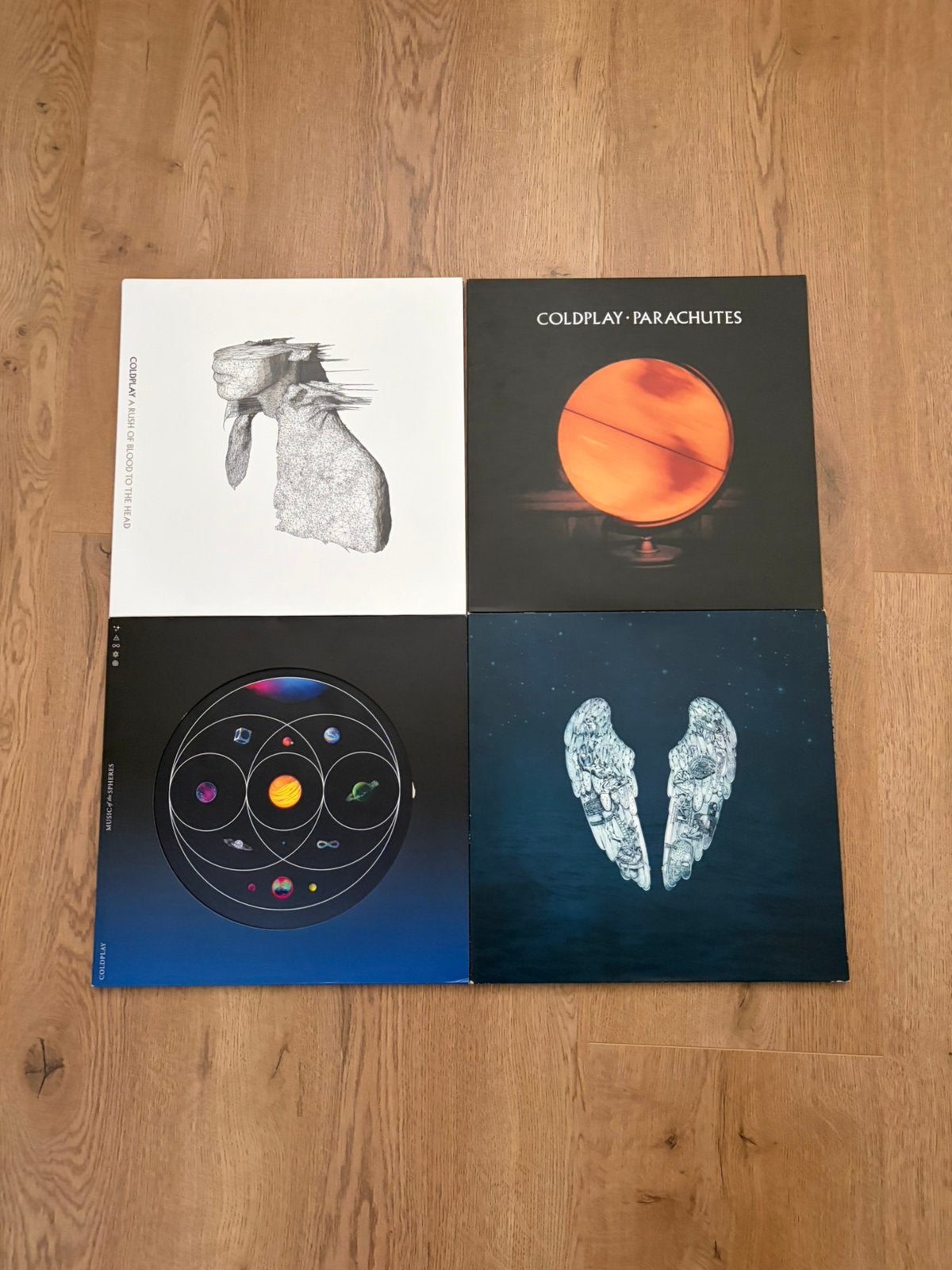 4 x Coldplay vinyl set, Cd's en Dvd's, Ophalen of Verzenden, Zo goed als nieuw