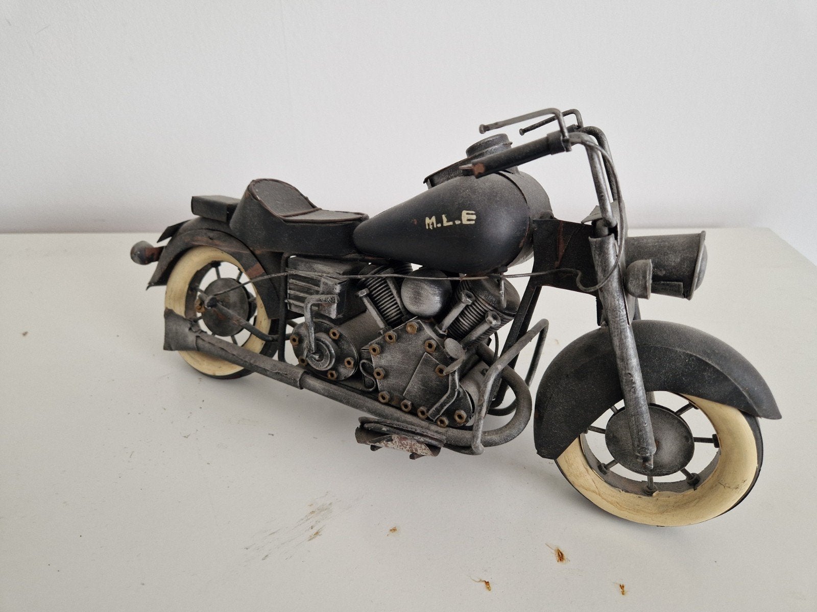 Vintage schaalmodel motoren - 2 stuks, Overige merken, Gebruikt, Ophalen of Verzenden, Groter dan 1:32