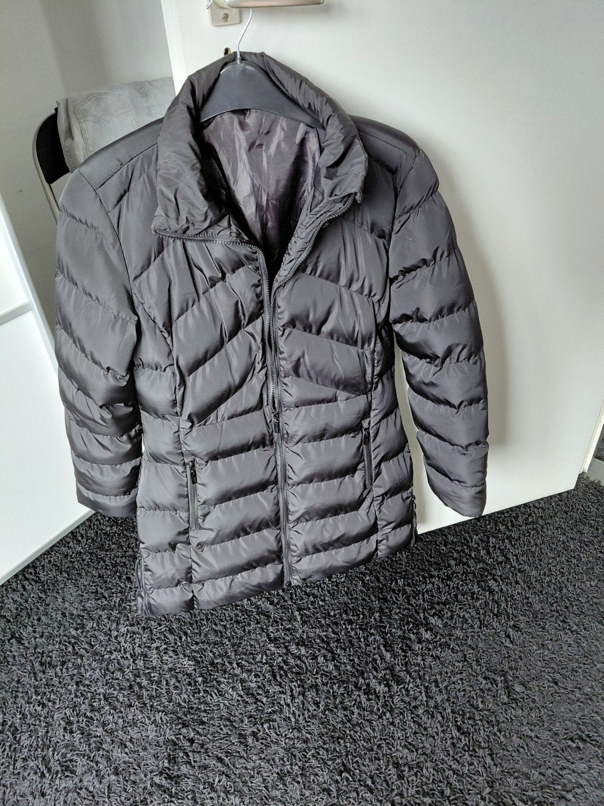 ZGAN Zwarte Winterjas Maat S, Kleding | Dames, Jassen | Winter, Ophalen, Zo goed als nieuw, Maat 36 (S), Zwart