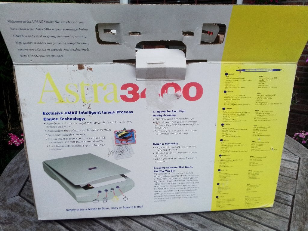 Astra scanner *defect*, Computers en Software, Scanners, Ophalen, Documentscanner, Windows, Niet werkend