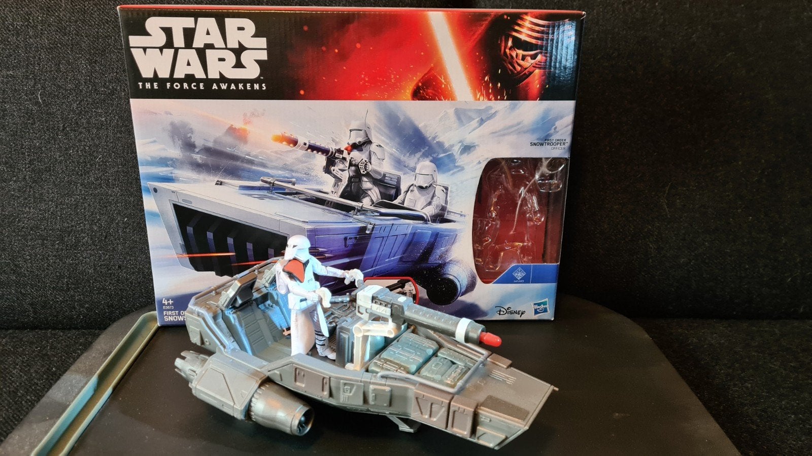 Star Wars First Order Snowspeeder met Snowtrooper, Verzamelen, Ophalen of Verzenden, Zo goed als nieuw, Actiefiguurtje