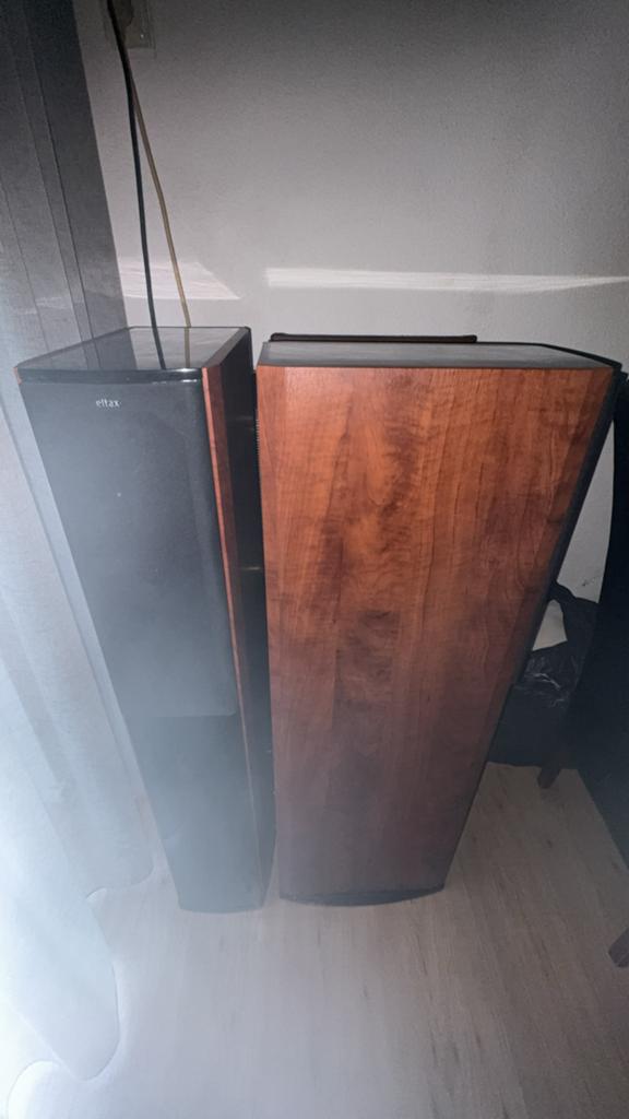 Eltax shine 8 Vloerstaande Speakers - Set, Gebruikt, 120 watt of meer, Front, Rear of Stereo speakers, Ophalen