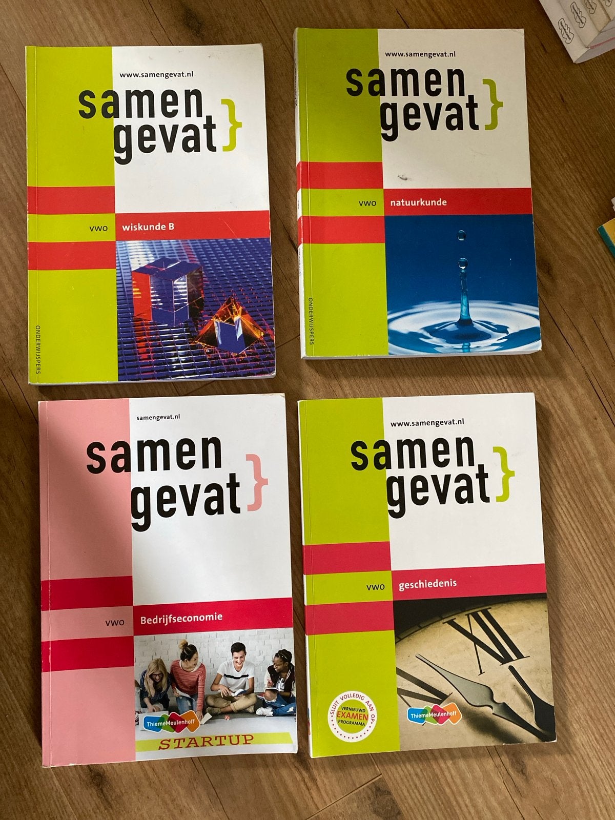 Samengevat VWO Boeken: Wiskunde B, Natuurkunde, Bedrijfsecon, Boeken, Ophalen of Verzenden, Gelezen, VWO, Wiskunde B