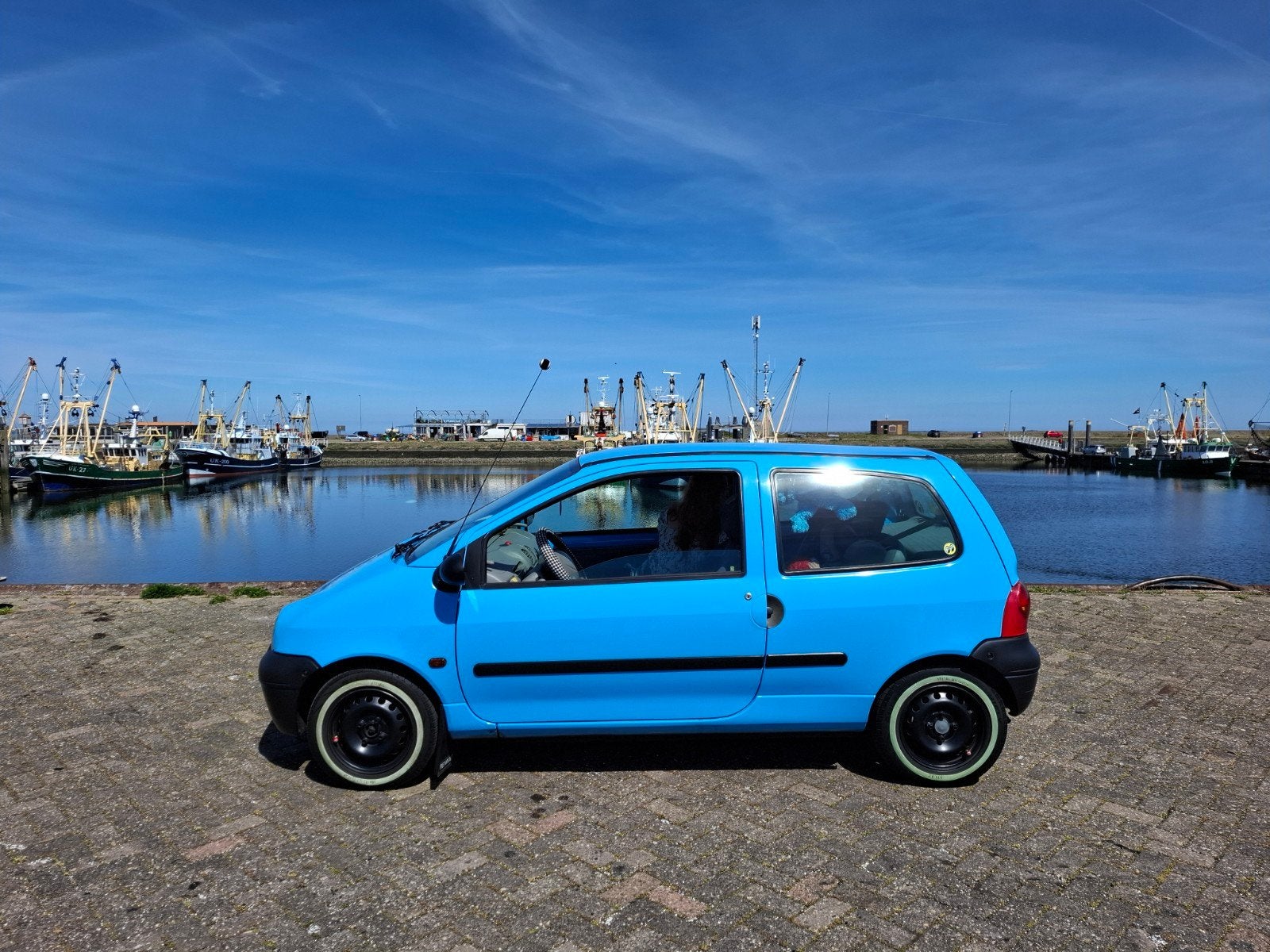 Zeer Nette Renault Twingo 1.2 2000 Blauw, Voorwielaandrijving, 600 kg, 4 cilinders, Origineel Nederlands