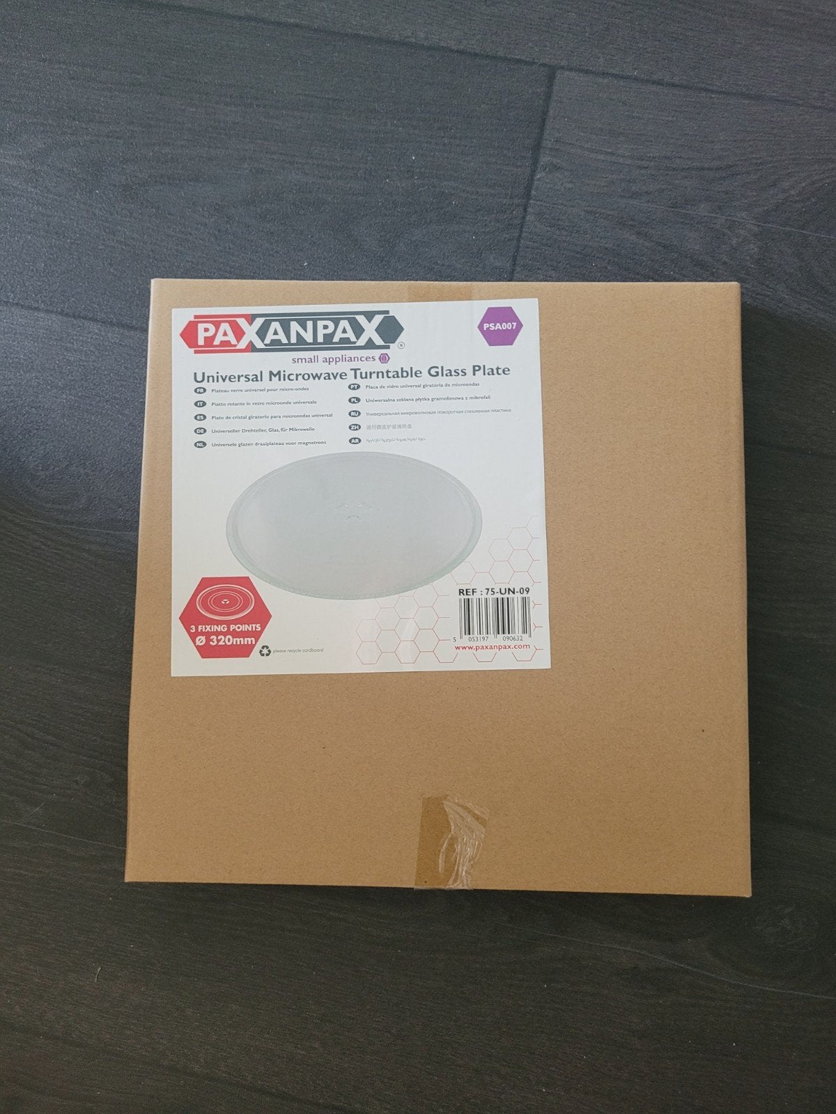 Universele Glazen Draaiplateau voor Magnetron Oven 320mm, Witgoed en Apparatuur, Magnetrons, Ophalen of Verzenden, Nieuw, Minder dan 45 cm