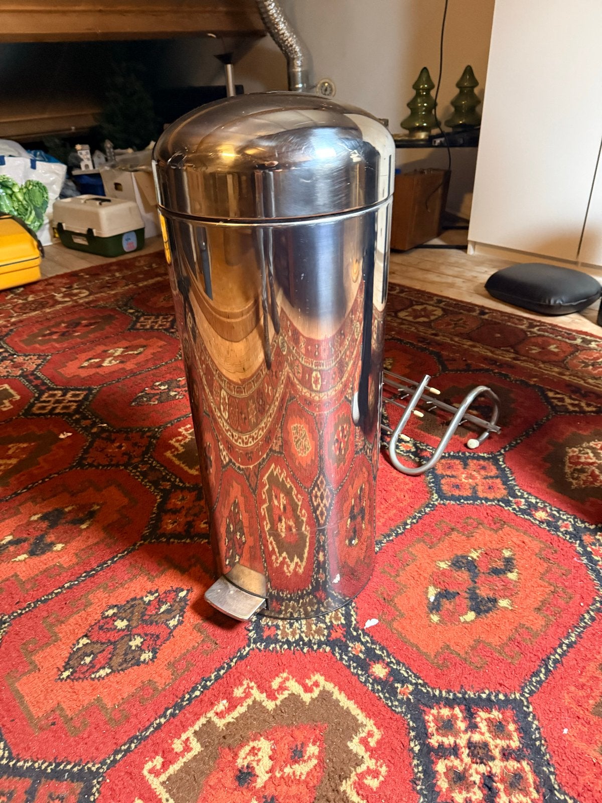 Brabantia Pedaalemmer RVS 23-30L, Ophalen, Gebruikt, Met pedaal, 20 tot 30 liter