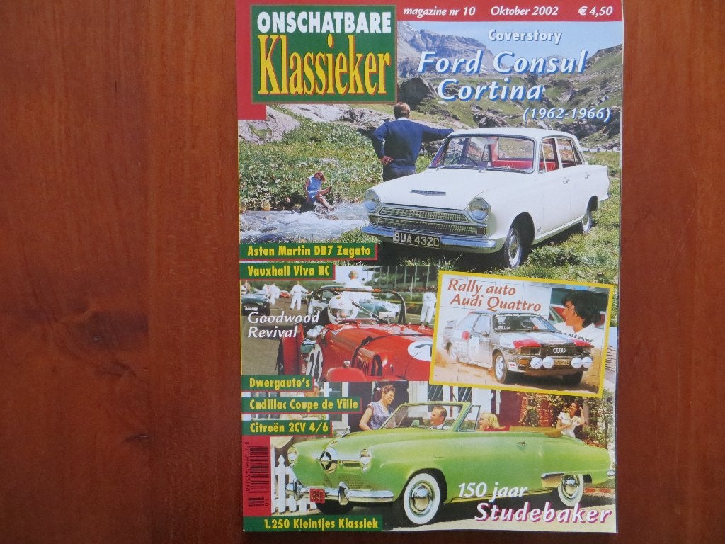 Onschatbare Klassieker 10 2002 Ford Consul Cortina (’62-’65), Ophalen of Verzenden, Nieuw, Ford