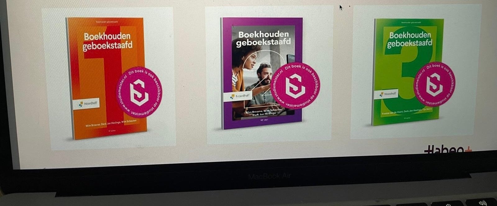 Boekhouden Geboekstaafd 1, 2 en 3 - Studieboeken, Boeken, Ophalen, Zo goed als nieuw