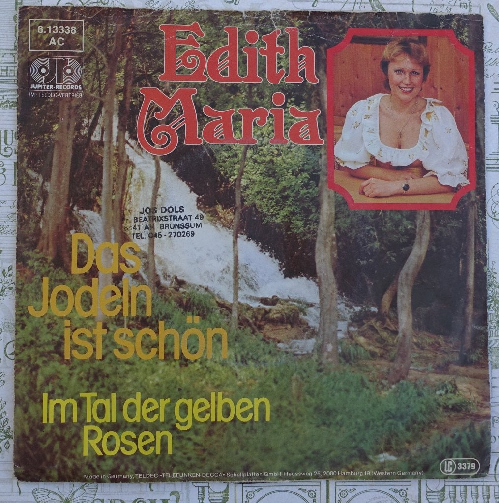 edith maria - das jodeln ist schon, Fotohoes, Ophalen of Verzenden, Zo goed als nieuw, Overige genres