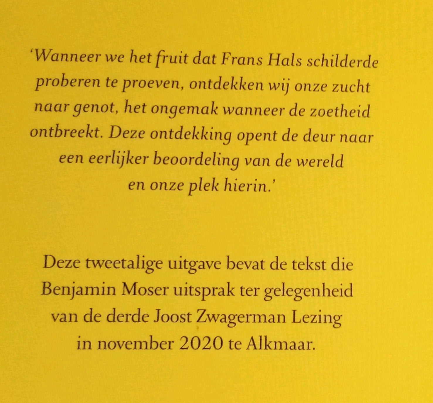 Frans Hals op de tweesprong - Benjamin Moser, Boeken, Ophalen of Verzenden, Zo goed als nieuw, Benjamin Moser, Nederland