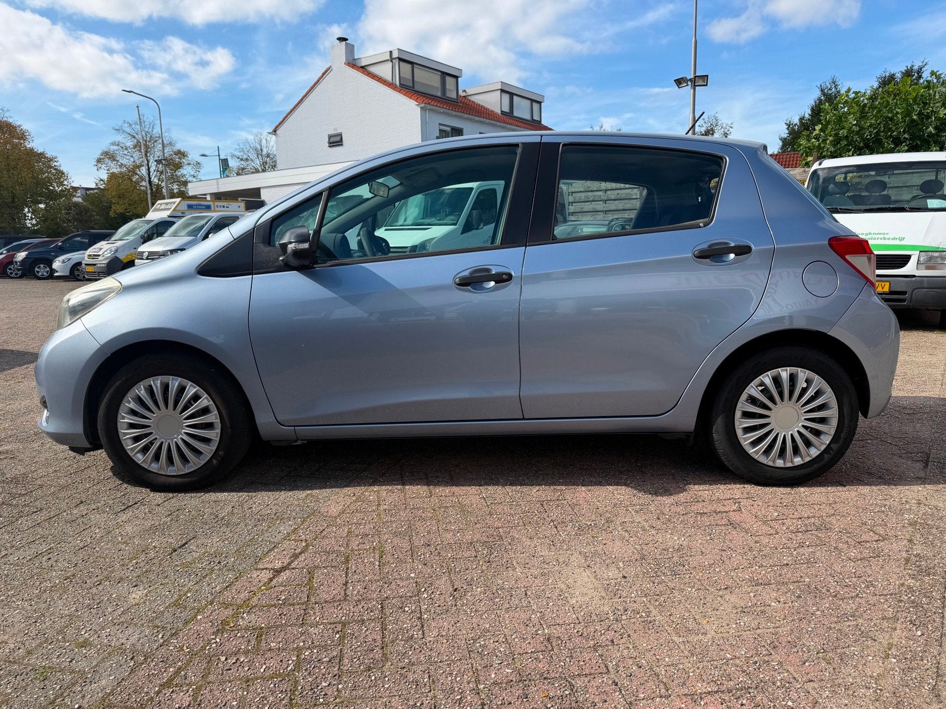 Toyota Yaris 1.0VVT-i,5-DRS,AIRCO,110.253km,3-2012, Euro 5, Stof, Gebruikt, Blauw