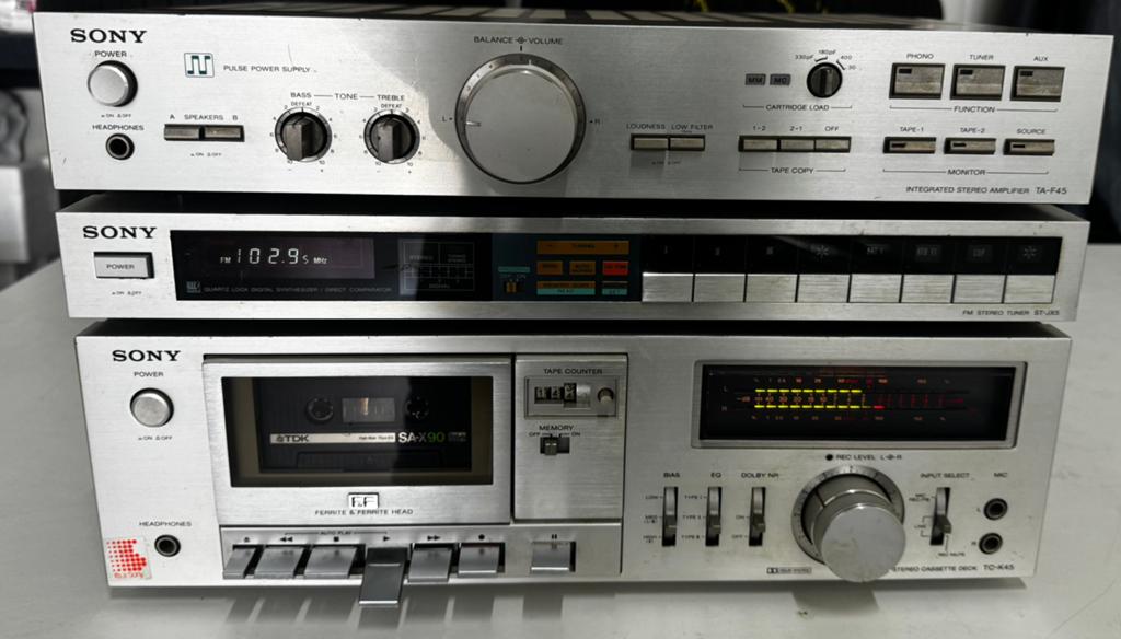 Sony stereo set, Audio, Tv en Foto, Stereo-sets, Ophalen, Tuner of Radio, Gebruikt, Losse componenten
