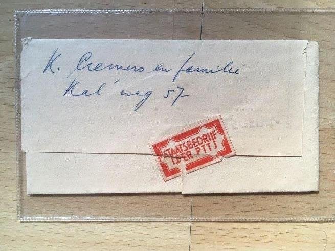 oud telegram uit 1960, Ophalen of Verzenden, Overige typen