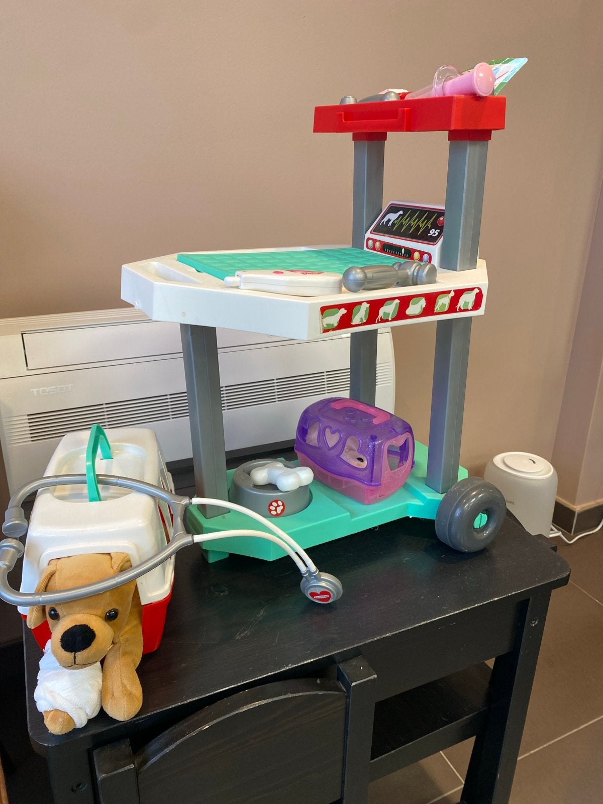 Dierenarts speelset met accessoires en doktersjas, Ophalen of Verzenden, Gebruikt, Jongen of Meisje