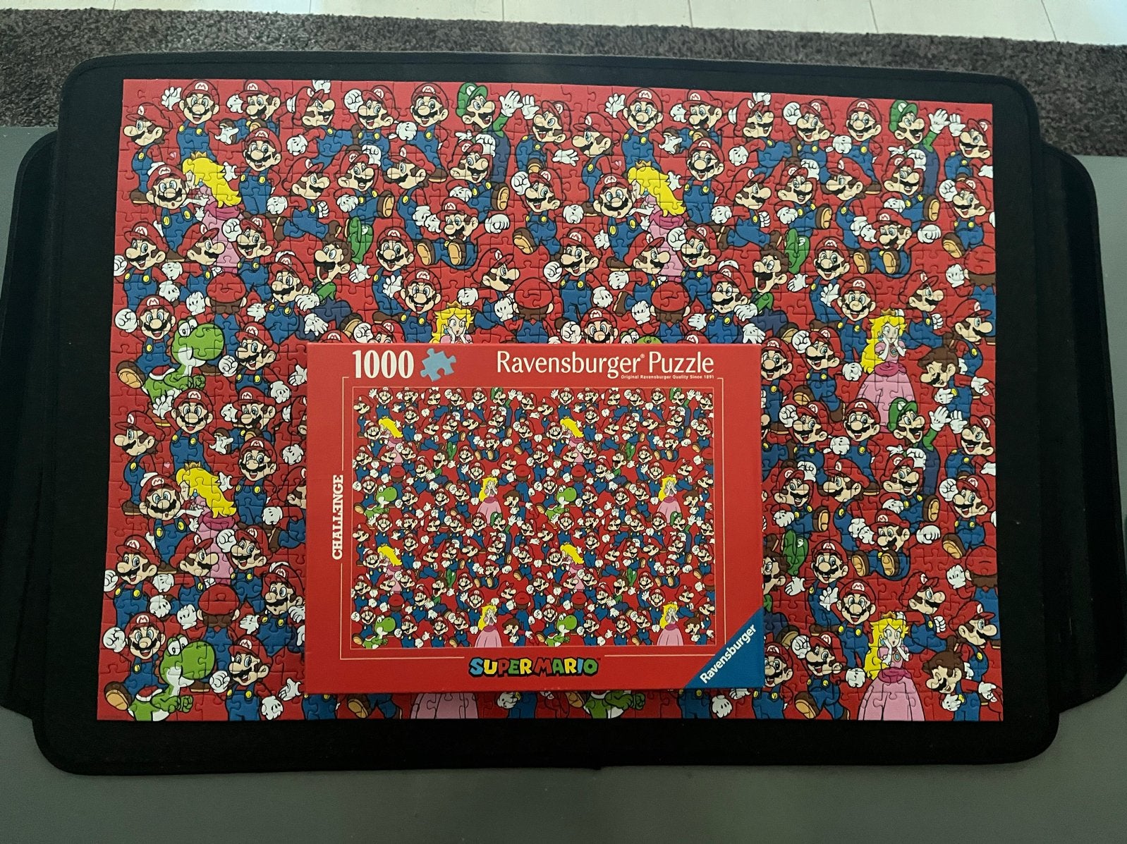 Ravensburger Super Mario Challenge Puzzel 1000 stukjes, Ophalen, 500 t/m 1500 stukjes, Gebruikt, Legpuzzel