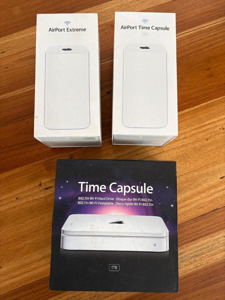 Apple Time Capsule / AirPort Extreme / AirPort Time Capsule, Computers en Software, Routers en Modems, Ophalen of Verzenden, Zo goed als nieuw