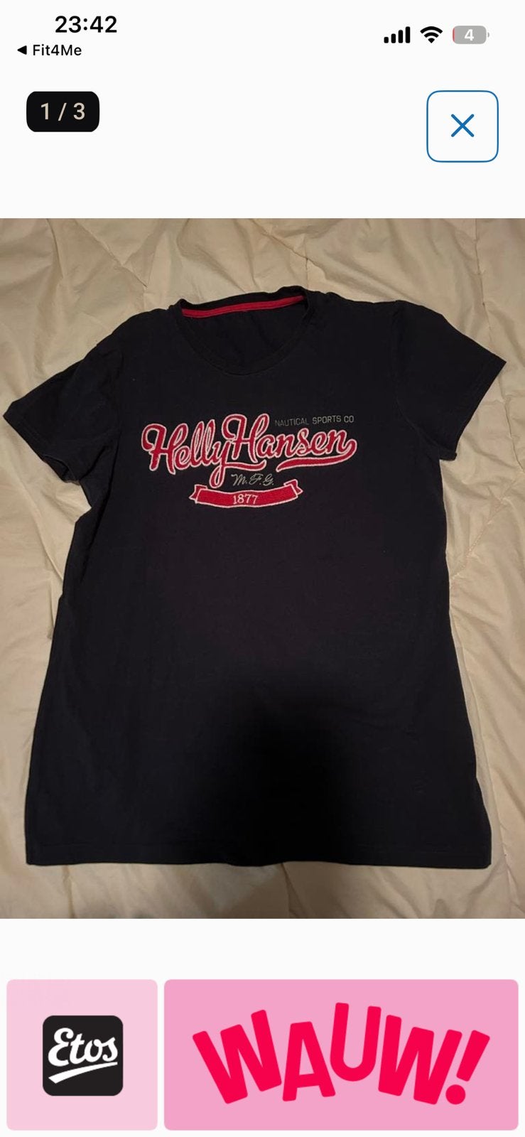 S - tshirt Helly Hansen blauw -nieuwstaat merkkleding, Kleding | Dames, Ophalen of Verzenden, Zo goed als nieuw, Blauw, Korte mouw