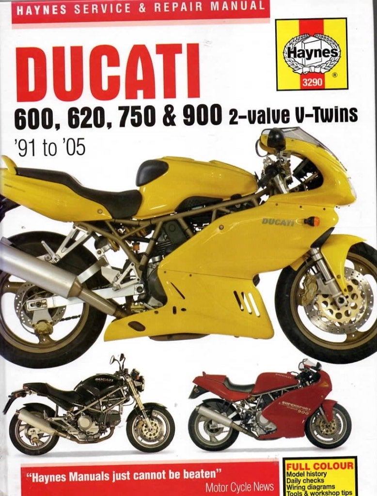 Haynes Service & Repair Manual Ducati 600-900 '91-'05, Verzenden, Ducati