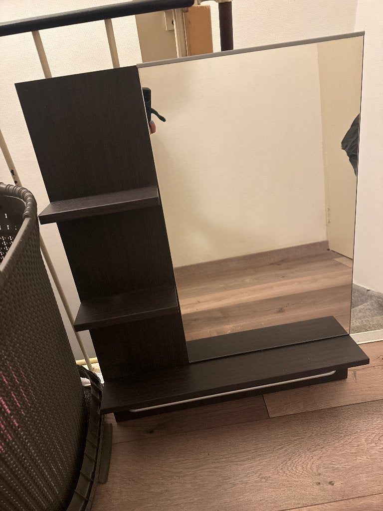 Badkamer spiegel met plankje, Ophalen, Overige typen, 50 tot 100 cm, Zo goed als nieuw