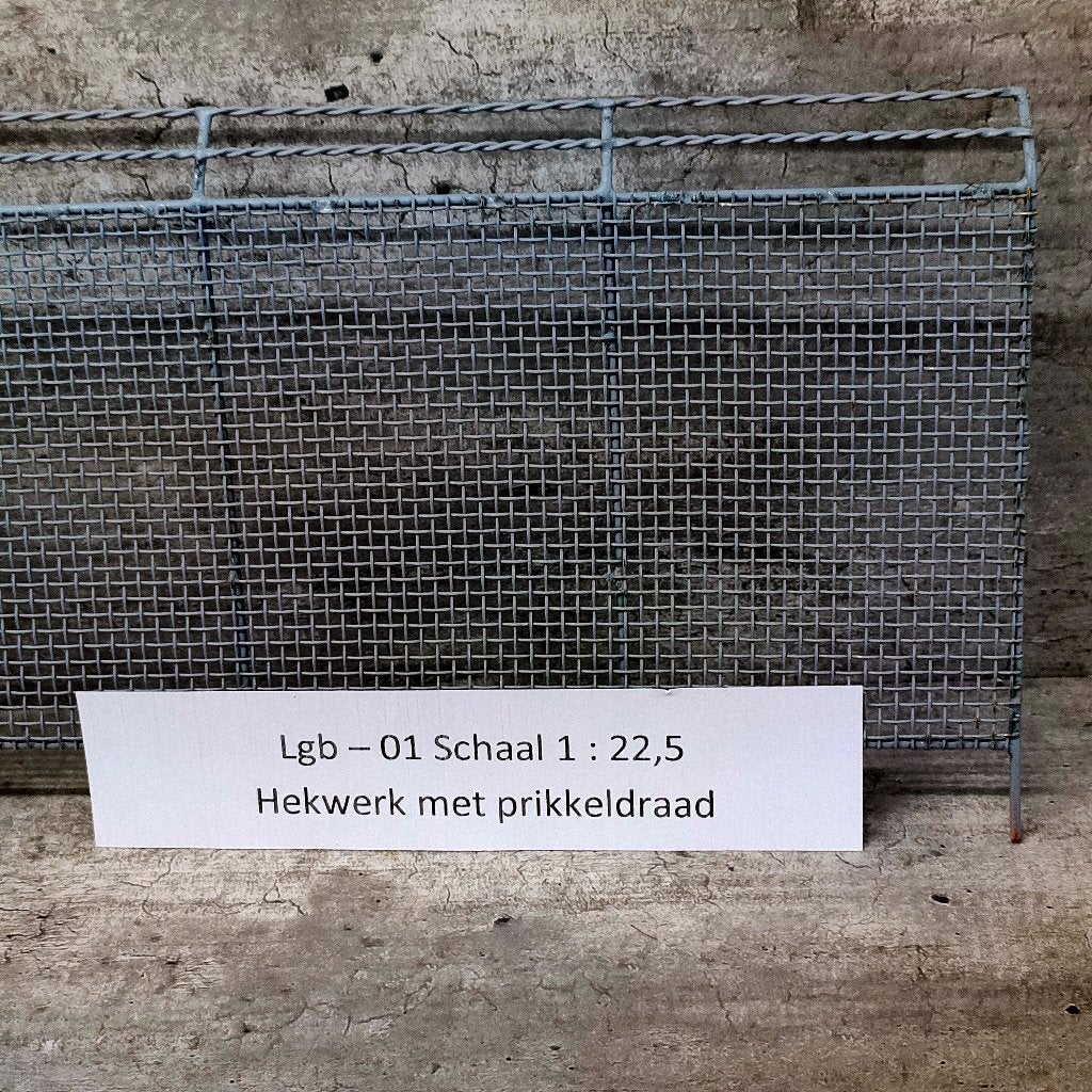 LGB – 01 Schaal 1 ; 22,5  HEKWERK met prikkeldraad, Overige merken, Gelijkstroom, Natuur, Nieuw