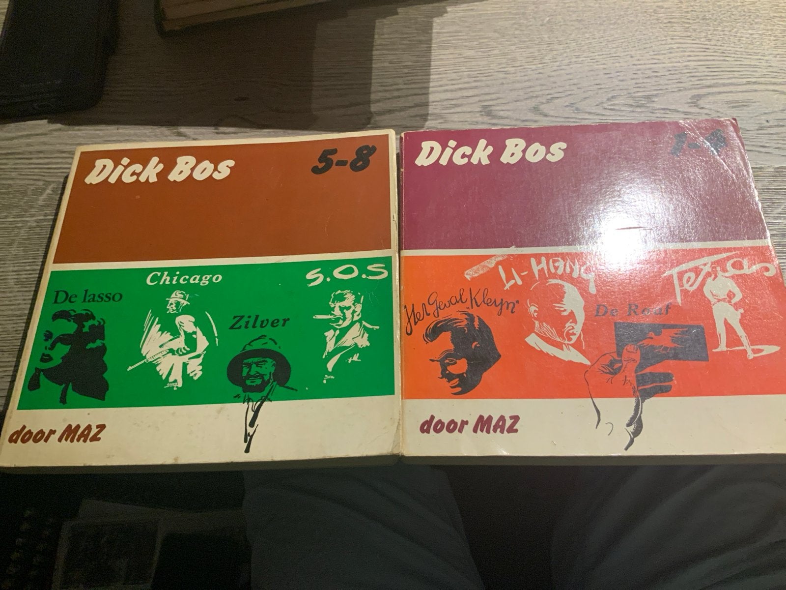 Dick Bos Stripboeken - Deel 5-8 en andere verhalen, Boeken, Meerdere stripboeken, Ophalen of Verzenden, Gelezen